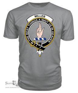 ScotsTee Shop Scottish Miller Clan Tartan Scottish Clans Crest T Shirt