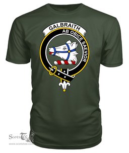 ScotsTee Shop Scottish Galbraith Clan Tartan Scottish Clans Crest T Shirt