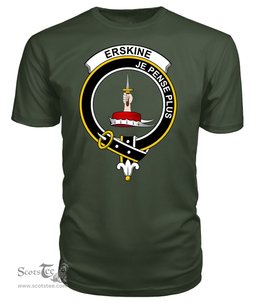 ScotsTee Shop Scottish Erskine Clan Tartan Scottish Clans Crest T Shirt