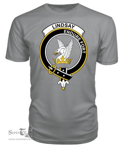 ScotsTee Shop Scottish Lindsay Clan Tartan Scottish Clans Crest T Shirt