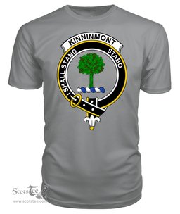 ScotsTee Shop Scottish Kinninmont Clan Tartan Scottish Clans Crest T Shirt