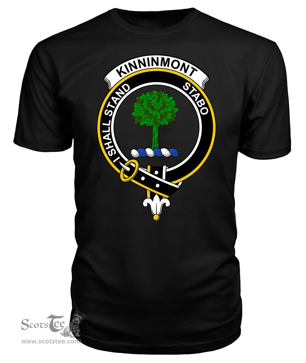 ScotsTee Shop Scottish Kinninmont Clan Tartan Scottish Clans Crest T Shirt