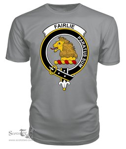 ScotsTee Shop Scottish Fairlie Clan Tartan Scottish Clans Crest T Shirt
