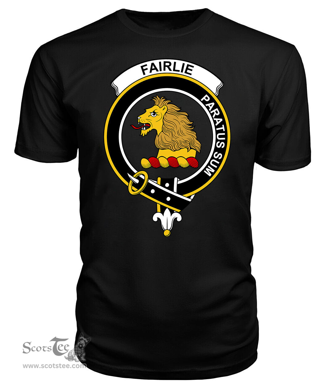 ScotsTee Shop Scottish Fairlie Clan Tartan Scottish Clans Crest T Shirt