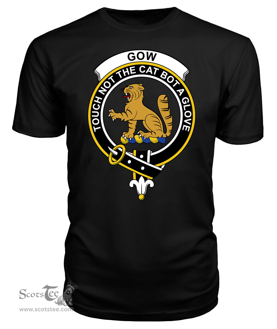 ScotsTee Shop Scottish Gow McGouan Clan Tartan Scottish Clans Crest T Shirt
