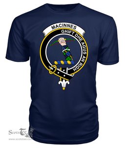 ScotsTee Shop Scottish MacInnes Clan Tartan Scottish Clans Crest T Shirt