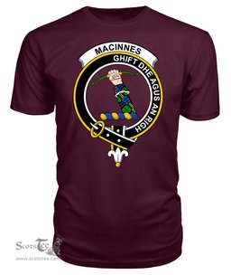 ScotsTee Shop Scottish MacInnes Clan Tartan Scottish Clans Crest T Shirt