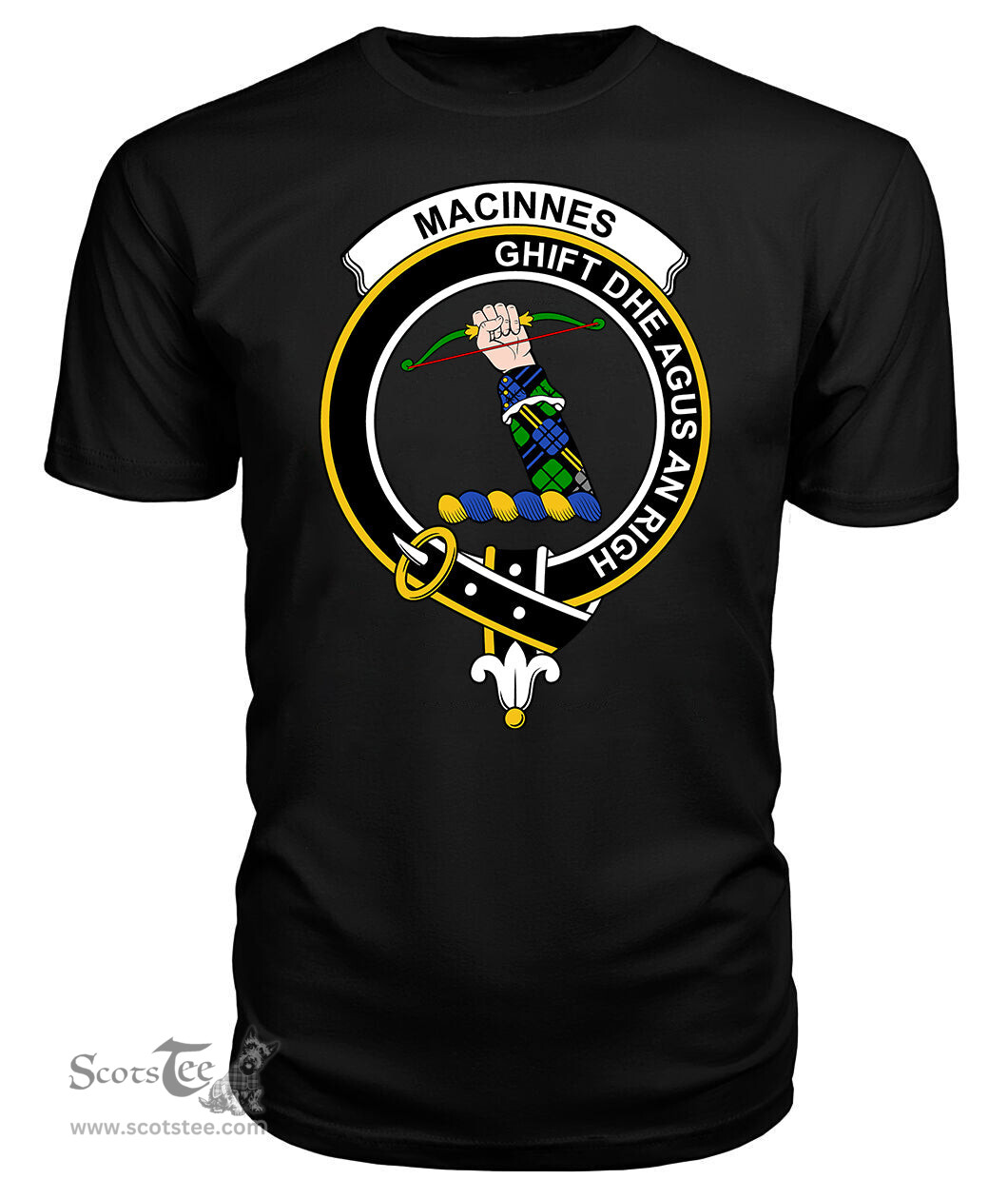 ScotsTee Shop Scottish MacInnes Clan Tartan Scottish Clans Crest T Shirt