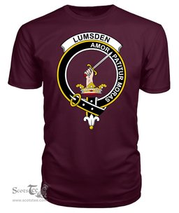 ScotsTee Shop Scottish Lumsden Clan Tartan Scottish Clans Crest T Shirt