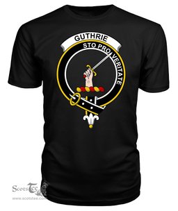 ScotsTee Shop Scottish Guthrie Clan Tartan Scottish Clans Crest T Shirt