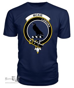ScotsTee Shop Scottish McKie Clan Tartan Scottish Clans Crest T Shirt