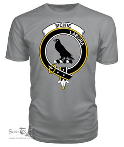 ScotsTee Shop Scottish McKie Clan Tartan Scottish Clans Crest T Shirt