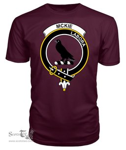ScotsTee Shop Scottish McKie Clan Tartan Scottish Clans Crest T Shirt
