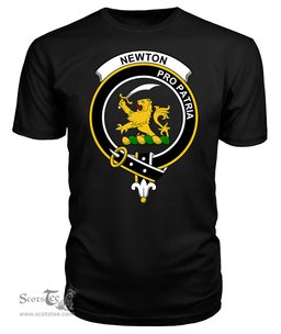 ScotsTee Shop Scottish Newton Clan Tartan Scottish Clans Crest T Shirt