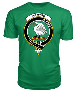 ScotsTee Shop Scottish Wemyss Clan Tartan Scottish Clans Crest T Shirt