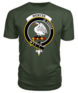 ScotsTee Shop Scottish Wemyss Clan Tartan Scottish Clans Crest T Shirt