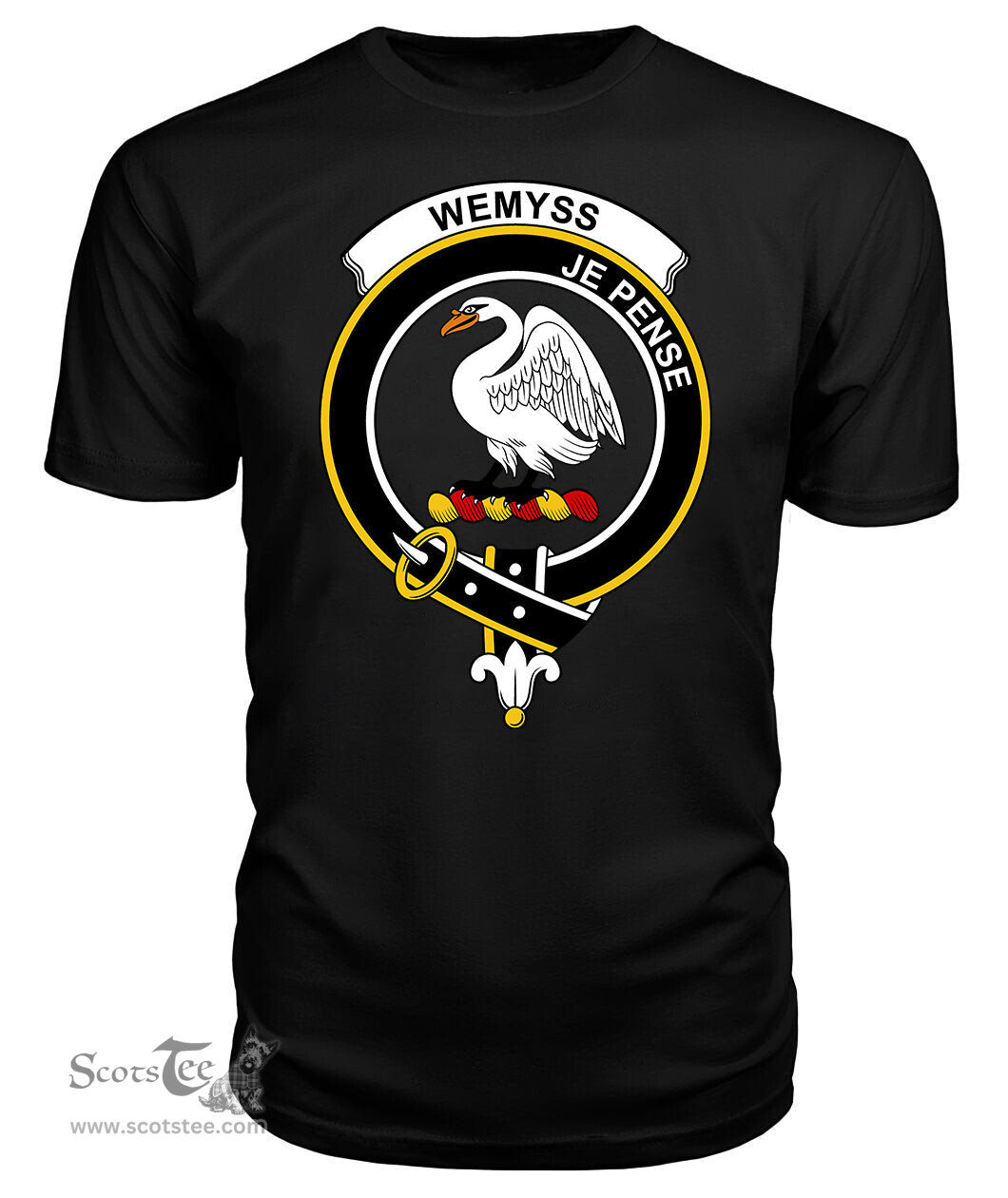 ScotsTee Shop Scottish Wemyss Clan Tartan Scottish Clans Crest T Shirt