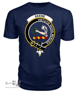 ScotsTee Shop Scottish Skene Clan Tartan Scottish Clans Crest T Shirt