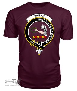 ScotsTee Shop Scottish Skene Clan Tartan Scottish Clans Crest T Shirt