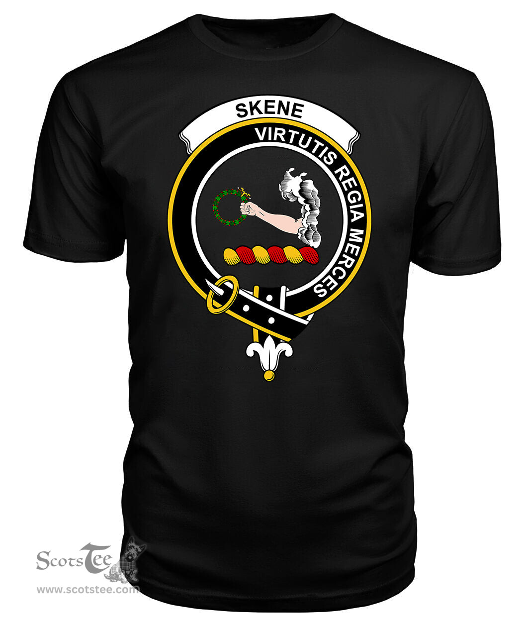 ScotsTee Shop Scottish Skene Clan Tartan Scottish Clans Crest T Shirt