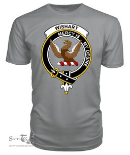ScotsTee Shop Scottish Wishart Clan Tartan Scottish Clans Crest T Shirt
