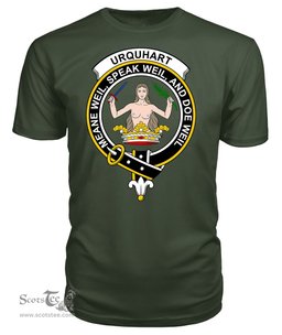 ScotsTee Shop Scottish Urquhart Clan Tartan Scottish Clans Crest T Shirt