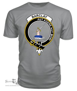 ScotsTee Shop Scottish Barclay Clan Tartan Scottish Clans Crest T Shirt