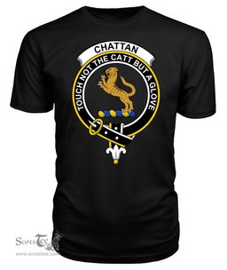 ScotsTee Shop Scottish Chattan Clan Tartan Scottish Clans Crest T Shirt