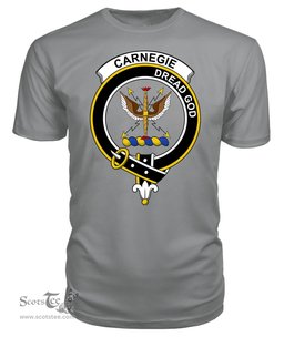 ScotsTee Shop Scottish Carnegie Clan Tartan Scottish Clans Crest T Shirt