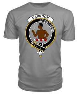 ScotsTee Shop Scottish Darroch (of Gourock) Clan Tartan Scottish Clans Crest T Shirt