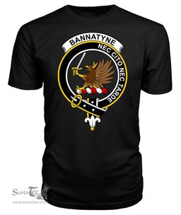 ScotsTee Shop Scottish Bannatyne Clan Tartan Scottish Clans Crest T Shirt