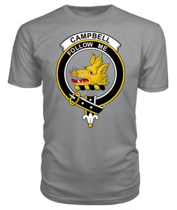 ScotsTee Shop Scottish Campbell of Breadalbane Clan Tartan Scottish Clans Crest T Shirt