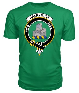 ScotsTee Shop Scottish Dalrymple Clan Tartan Scottish Clans Crest T Shirt