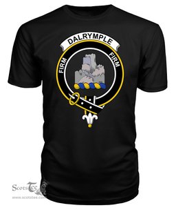 ScotsTee Shop Scottish Dalrymple Clan Tartan Scottish Clans Crest T Shirt