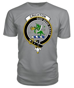 ScotsTee Shop Scottish Crichton Clan Tartan Scottish Clans Crest T Shirt