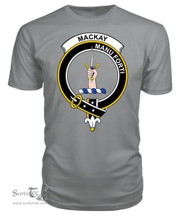 ScotsTee Shop Scottish MacKay Clan Tartan Scottish Clans Crest T Shirt
