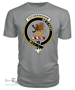 ScotsTee Shop Scottish Fotheringham Clan Tartan Scottish Clans Crest T Shirt