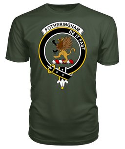 ScotsTee Shop Scottish Fotheringham Clan Tartan Scottish Clans Crest T Shirt