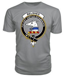 ScotsTee Shop Scottish Belshes (or Belsches) Clan Tartan Scottish Clans Crest T Shirt