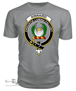 ScotsTee Shop Scottish Kinnaird Clan Tartan Scottish Clans Crest T Shirt