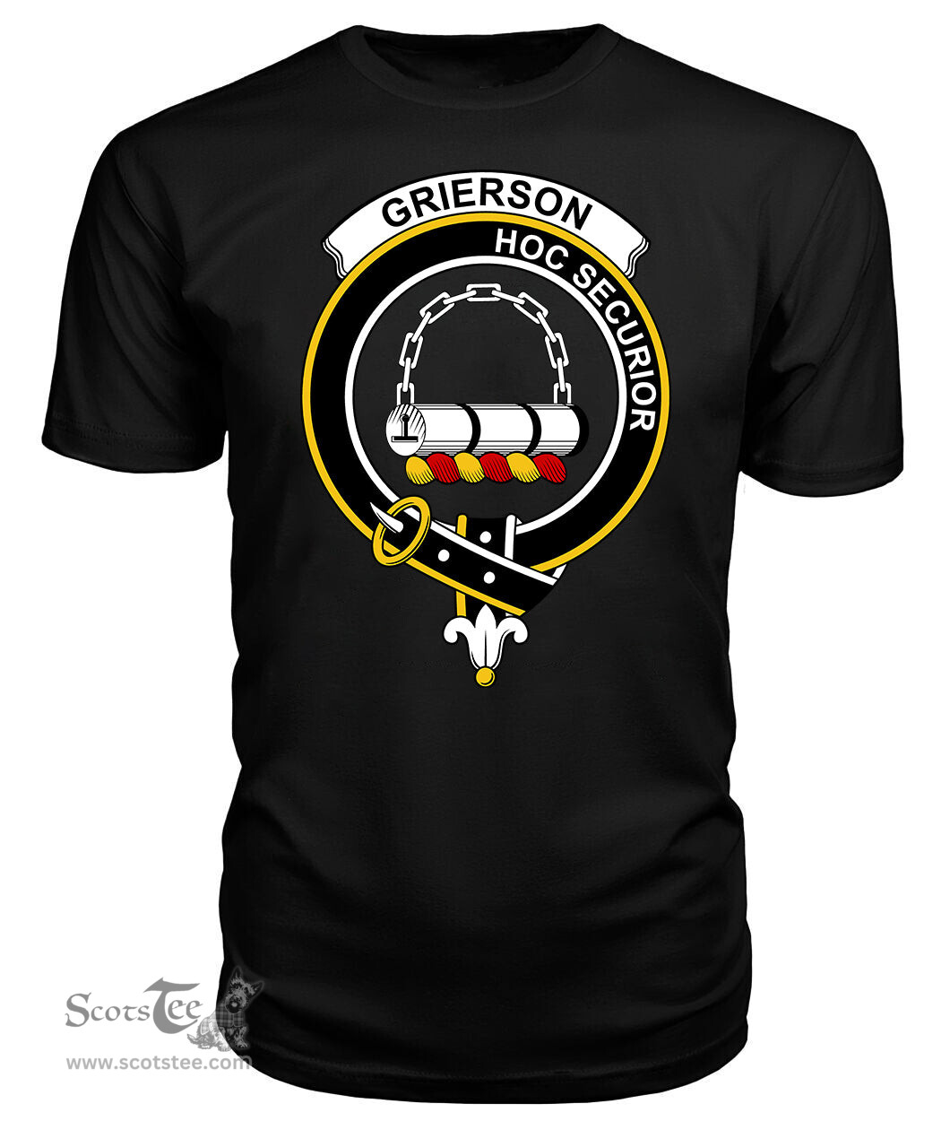 ScotsTee Shop Scottish Grierson Clan Tartan Scottish Clans Crest T Shirt