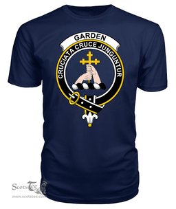 ScotsTee Shop Scottish Garden (or Gardyne) Clan Tartan Scottish Clans Crest T Shirt