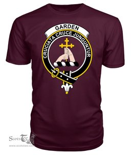 ScotsTee Shop Scottish Garden (or Gardyne) Clan Tartan Scottish Clans Crest T Shirt