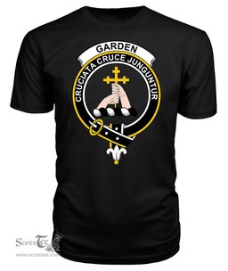 ScotsTee Shop Scottish Garden (or Gardyne) Clan Tartan Scottish Clans Crest T Shirt