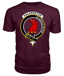 ScotsTee Shop Scottish Halkerston Clan Tartan Scottish Clans Crest T Shirt