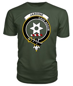 ScotsTee Shop Scottish Jardine Clan Tartan Scottish Clans Crest T Shirt