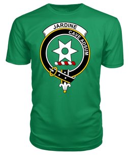 ScotsTee Shop Scottish Jardine Clan Tartan Scottish Clans Crest T Shirt
