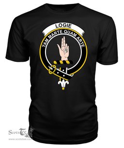 ScotsTee Shop Scottish Logie Clan Tartan Scottish Clans Crest T Shirt