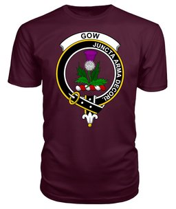 ScotsTee Shop Scottish Gow of Skeoch Clan Tartan Scottish Clans Crest T Shirt