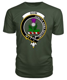 ScotsTee Shop Scottish Gow of Skeoch Clan Tartan Scottish Clans Crest T Shirt